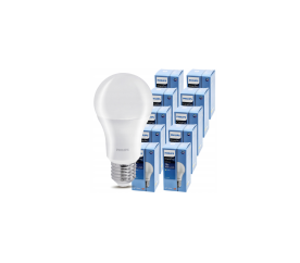 10x LED žárovka Philips E27 - 10W - 1055 lm - teplá bílá 2700K - CorePro Premium A60 - Set