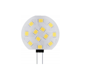 G4 LED žárovka 12V AC / DC 3W 280lm Studená barva 6500K Talíř