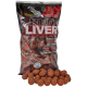 Starbaits Boilie potápivé Red Liver 20mm 1kg