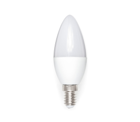 LED žárovka C37 - E14 - 6W - 530 lm - studená bílá