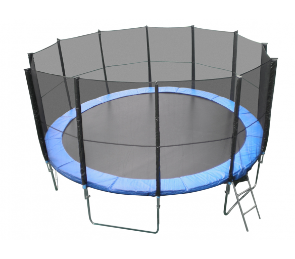 Linder Exclusiv Trampolína XXL 500 cm + ochranná síť + žebřík + krycí plachta