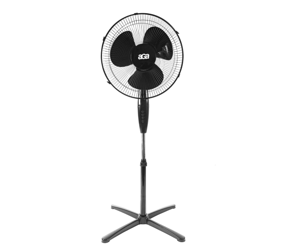 Aga Stojanový ventilátor 43 cm Černý