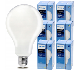 6x LED žárovka Philips E27 - 23W - 3452lm - 4000k Corepro Premium - SET