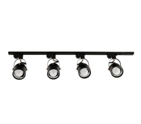 Sada: 1 m kolejnice + 4 x E27 LED reflektor