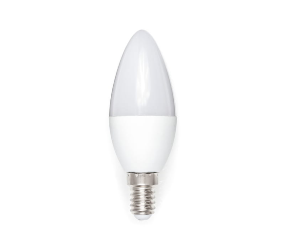 LED žárovka C37 - E14 - 7W - 620 lm - studená bílá