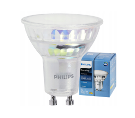 LED žárovka Philips GU10 - 4,9W - 550 Lm - studená bílá - CorePro Premium