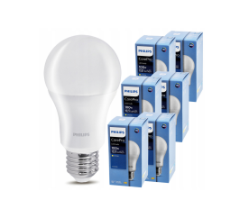 6x LED žárovka Philips E27 - 13W - 1521 lm - teplá bílá 2700K - CorePro Premium A60 - SET