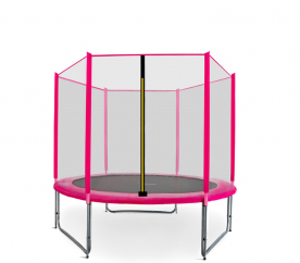 Aga SPORT PRO Trampolína 150 cm Pink + ochranná síť