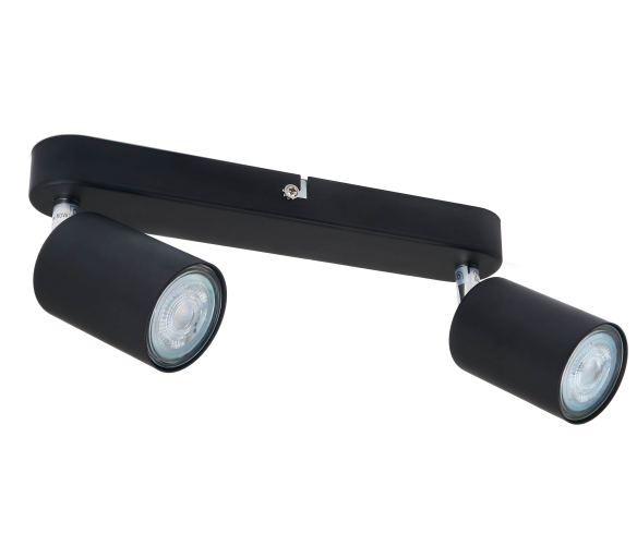 Stropní bodové svítidlo LED VIKI 2x GU10 černé