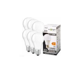 6X E27 LED žárovka 15W 1350lm neutrální bílá 4000K 20000h 230V