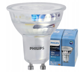 LED žárovka Philips GU10 - 3,5 - 255Lm 36° - teplá bílá 3000K - CorePro Premium