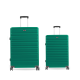 Aga Travel Sada cestovních kufrů S+M CZ218 Tmavě zelená