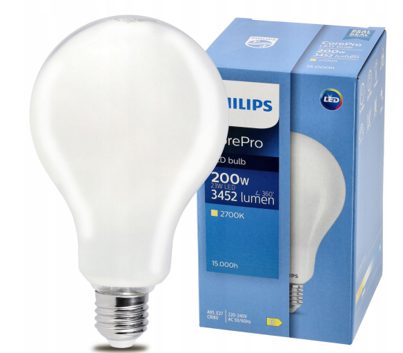 LED žárovka Philips E27 - 23W - 3452lm - 2700k Corepro Premium