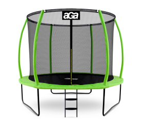 Aga SPORT EXCLUSIVE Trampolína 305 cm Světle zelená + ochranná síť + žebřík