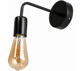 Nástěnné svítidlo LED LOFT E27 BLACK