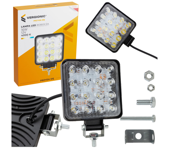 LED pracovní lampa 12V 16W