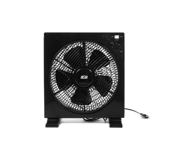 Aga Podlahový ventilátor 30 cm Černý