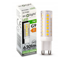 LED žárovka - G9 - 7W - studená bílá