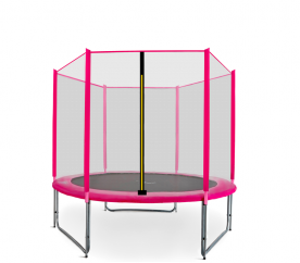 Aga SPORT PRO Trampolína 180 cm Pink + ochranná síť