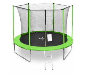 Legoni Trampolína 250 cm Light Green + vnitřní ochranná síť + žebřík