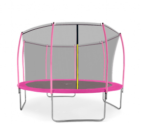 Aga SPORT FIT Trampolína 366 cm Pink + vnitřní ochranná síť