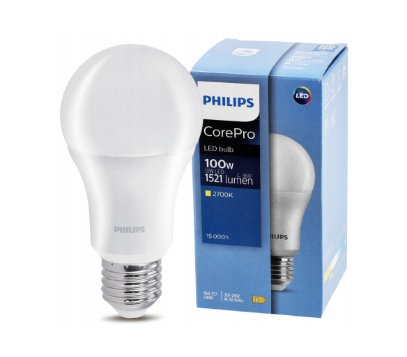 LED žárovka Philips E27 - 13W - 1521 lm - teplá bílá - CorePro Premium A60