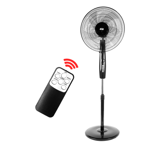 Aga Stojanový ventilátor 43 cm DAZ696 Černý