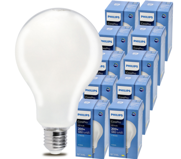 10x LED žárovka Philips E27 - 23W - 3452lm - 6500k Corepro Premium - SET