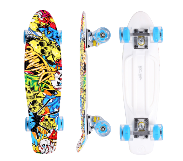 Aga4Kids Pennyboard se svíticími LED kolečky MR6099-1